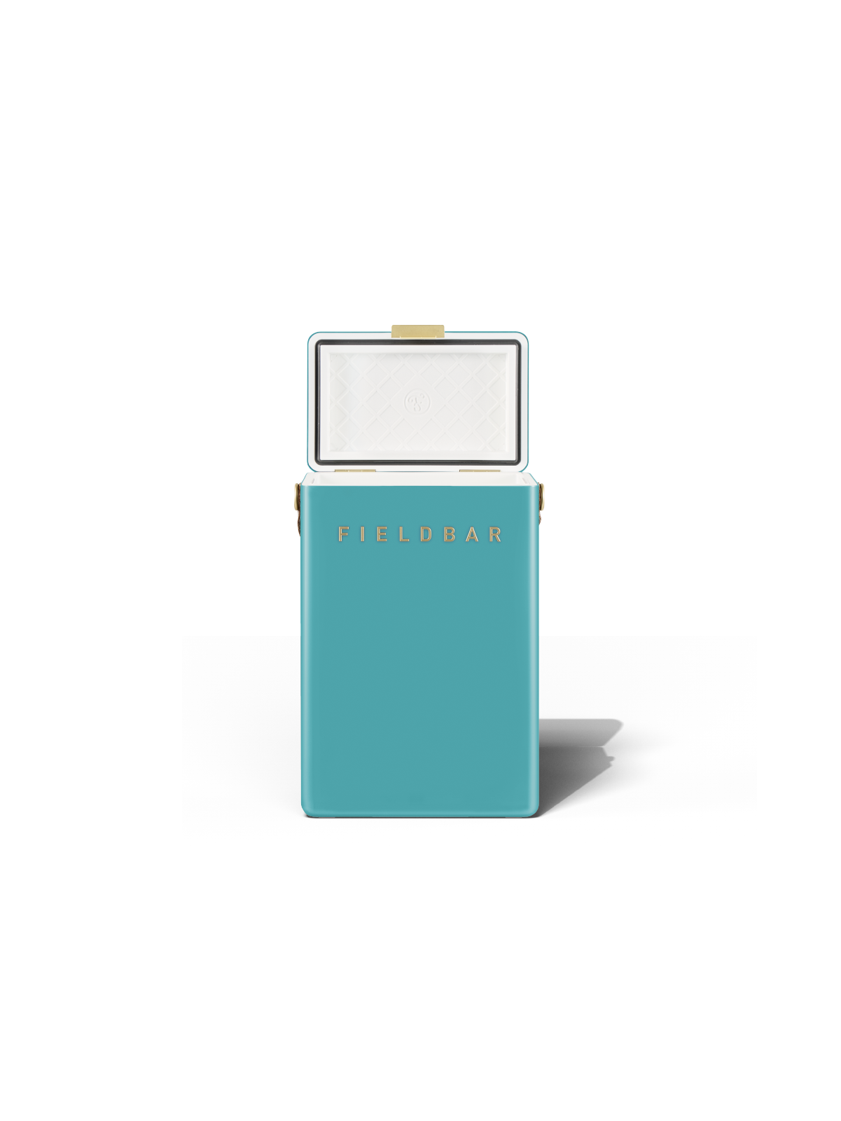 Fieldbar Bazaruto Blue Drinks Box – lid open interior