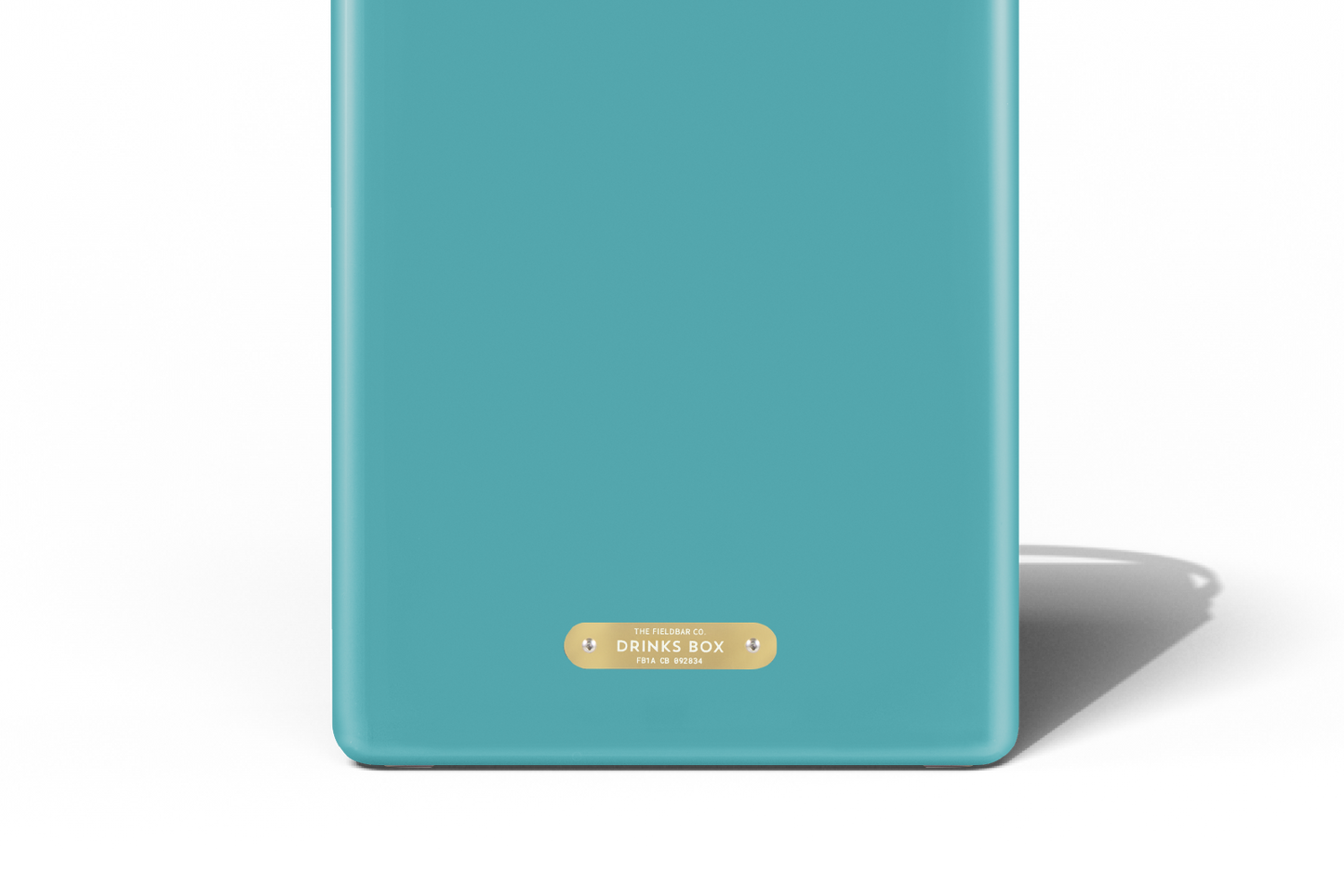Fieldbar Bazaruto Blue Drinks Box with brass detail
