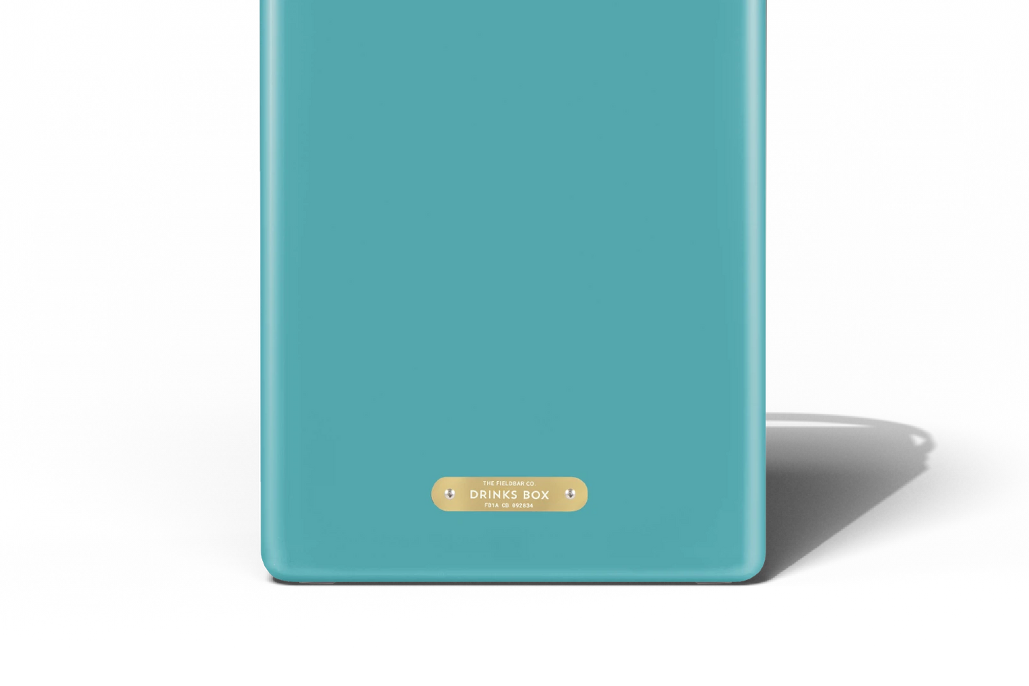 Fieldbar Bazaruto Blue Drinks Box with brass detail
