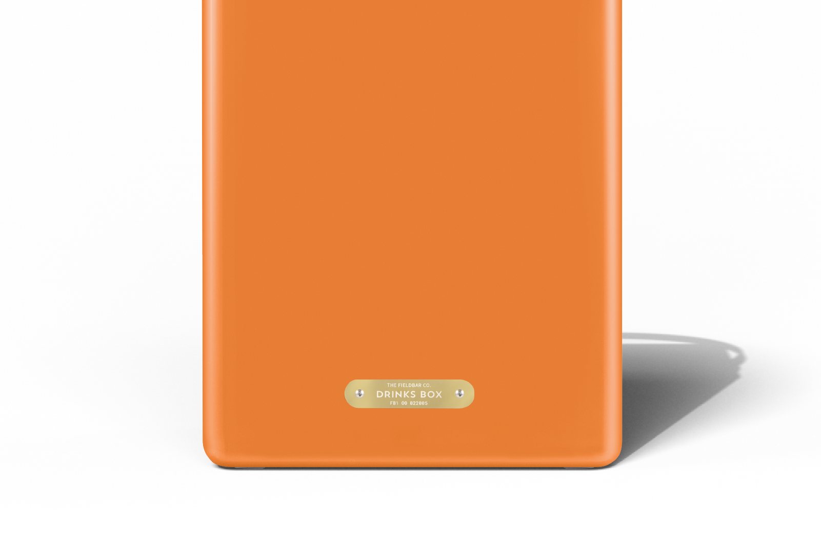 Fieldbar Orchard Orange Drinks Box – brass detail
