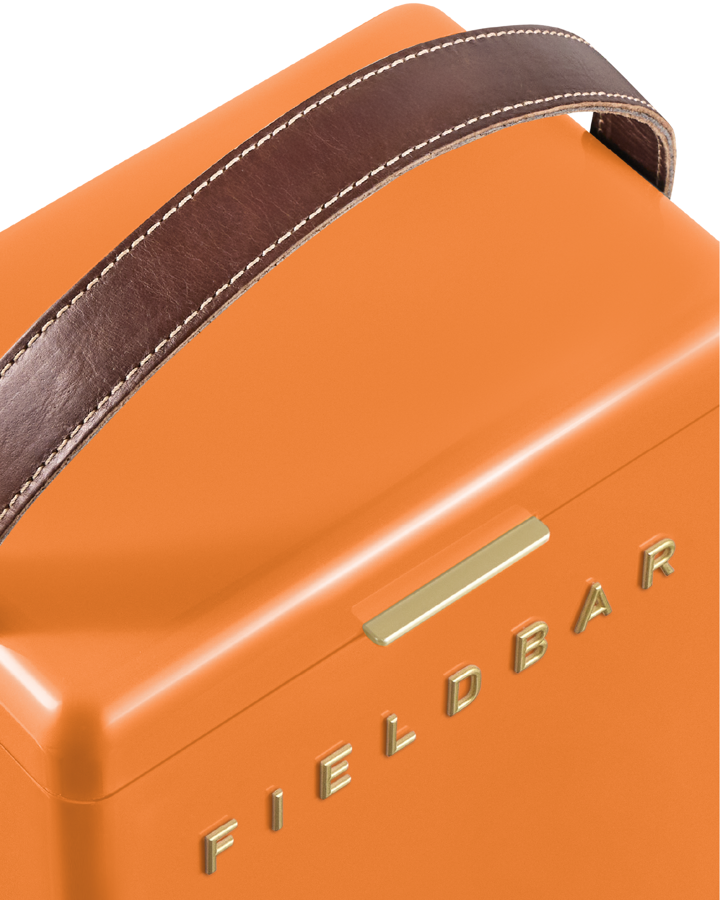 Fieldbar Drinks Box Orchard Orange leather handle