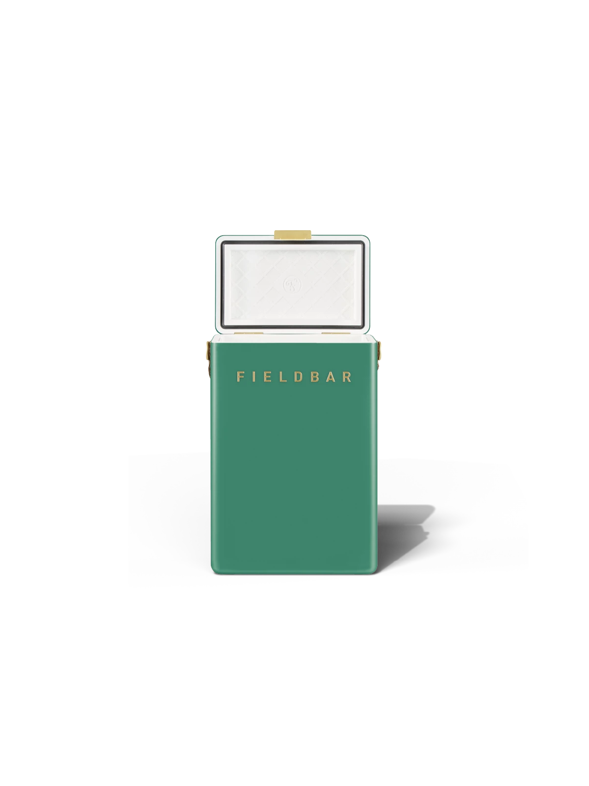 Fieldbar Parisian Green Drinks Box – lid open interior
