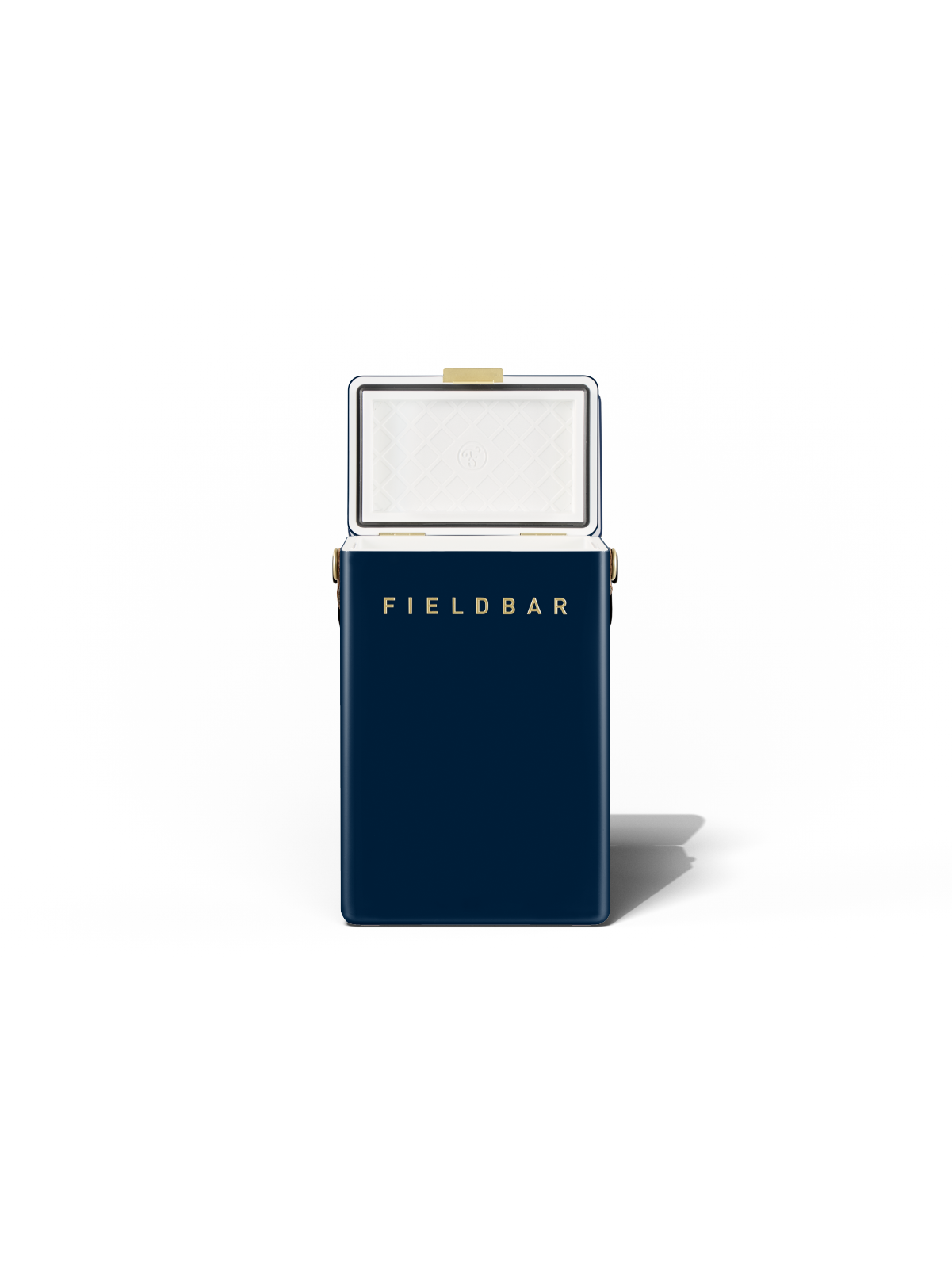 Drinks Box / Sea Boat Blue – lid open interior