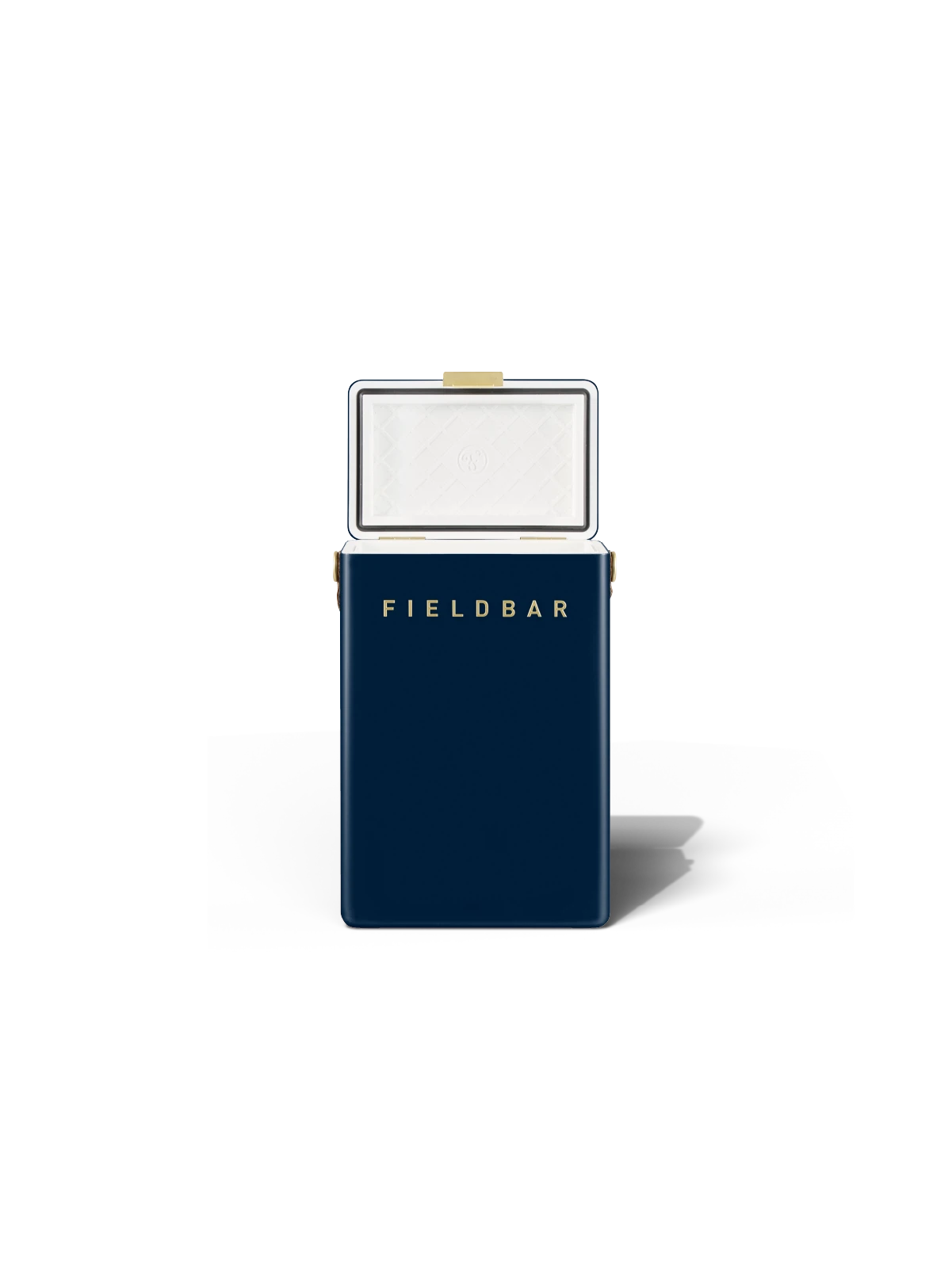 Drinks Box / Sea Boat Blue – lid open interior