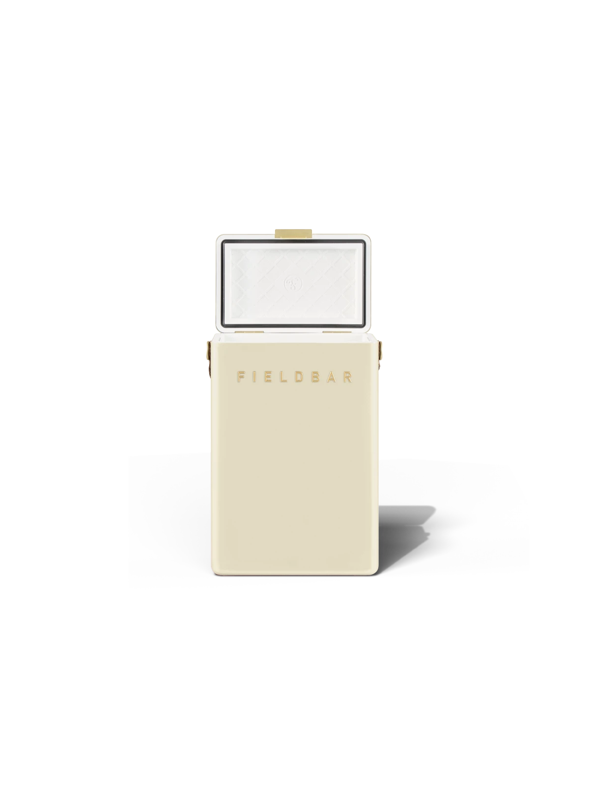 Fieldbar Safari White Drinks Box – lid open interior