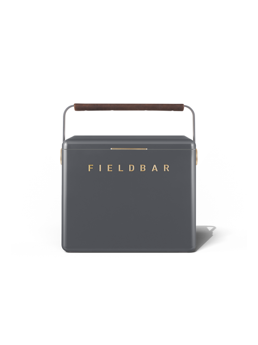Oyster Grey Gin Trunk cooler box – premium hardcase cooler by Fieldbar