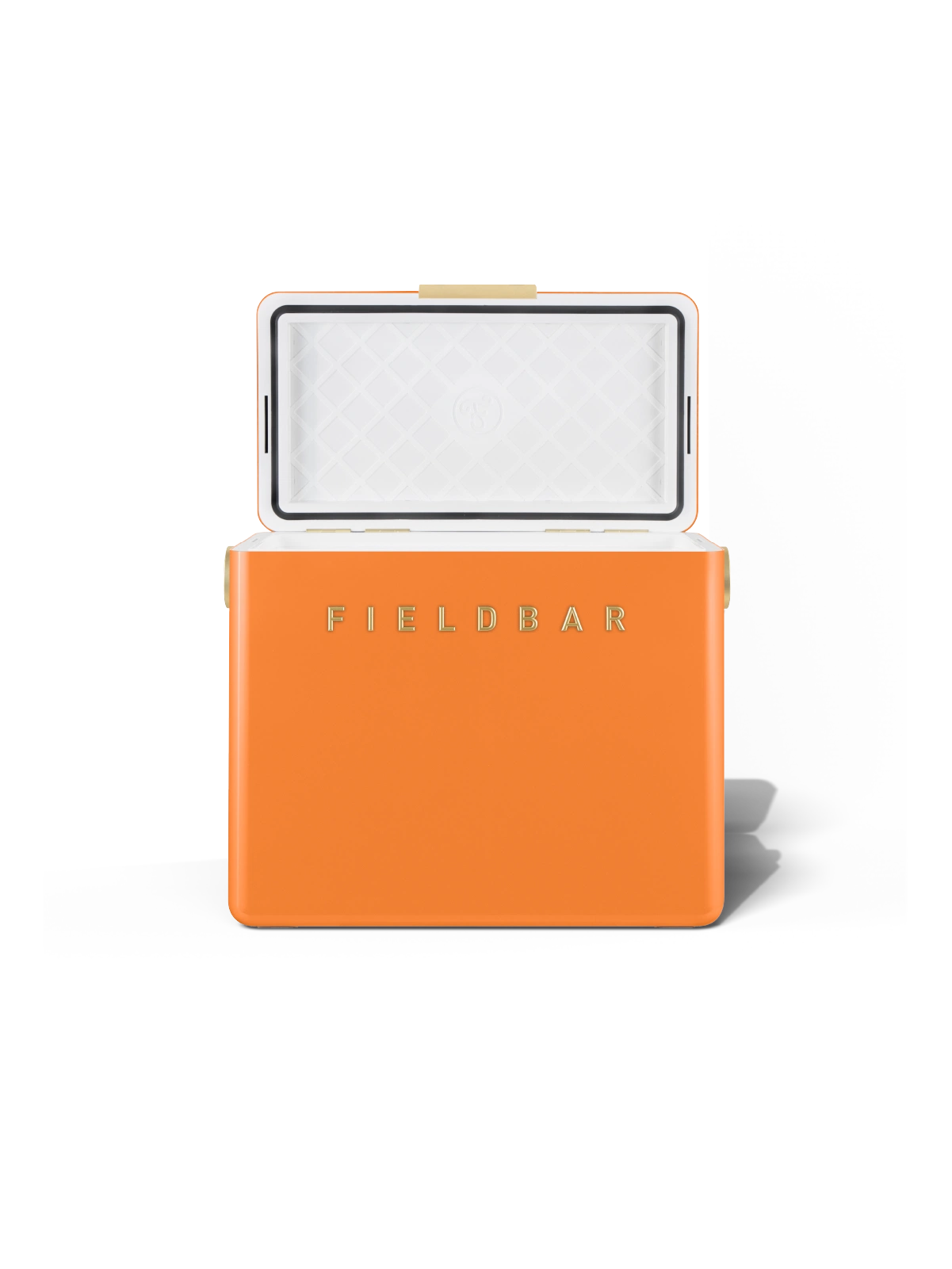 Orchard Orange cooler box – interior and insulation view