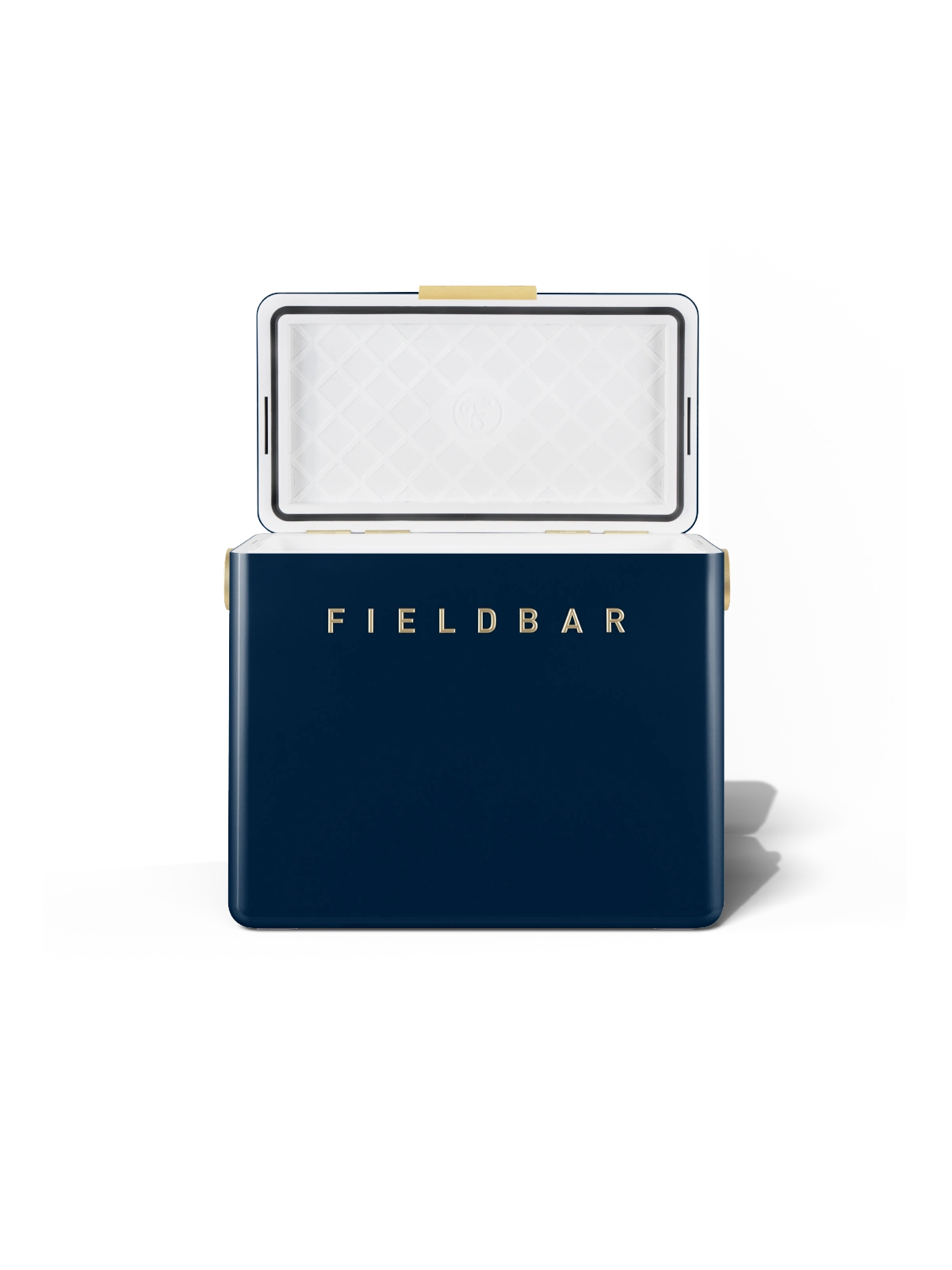 Fieldbar Sea Boat Blue Gin Trunk – lid open interior