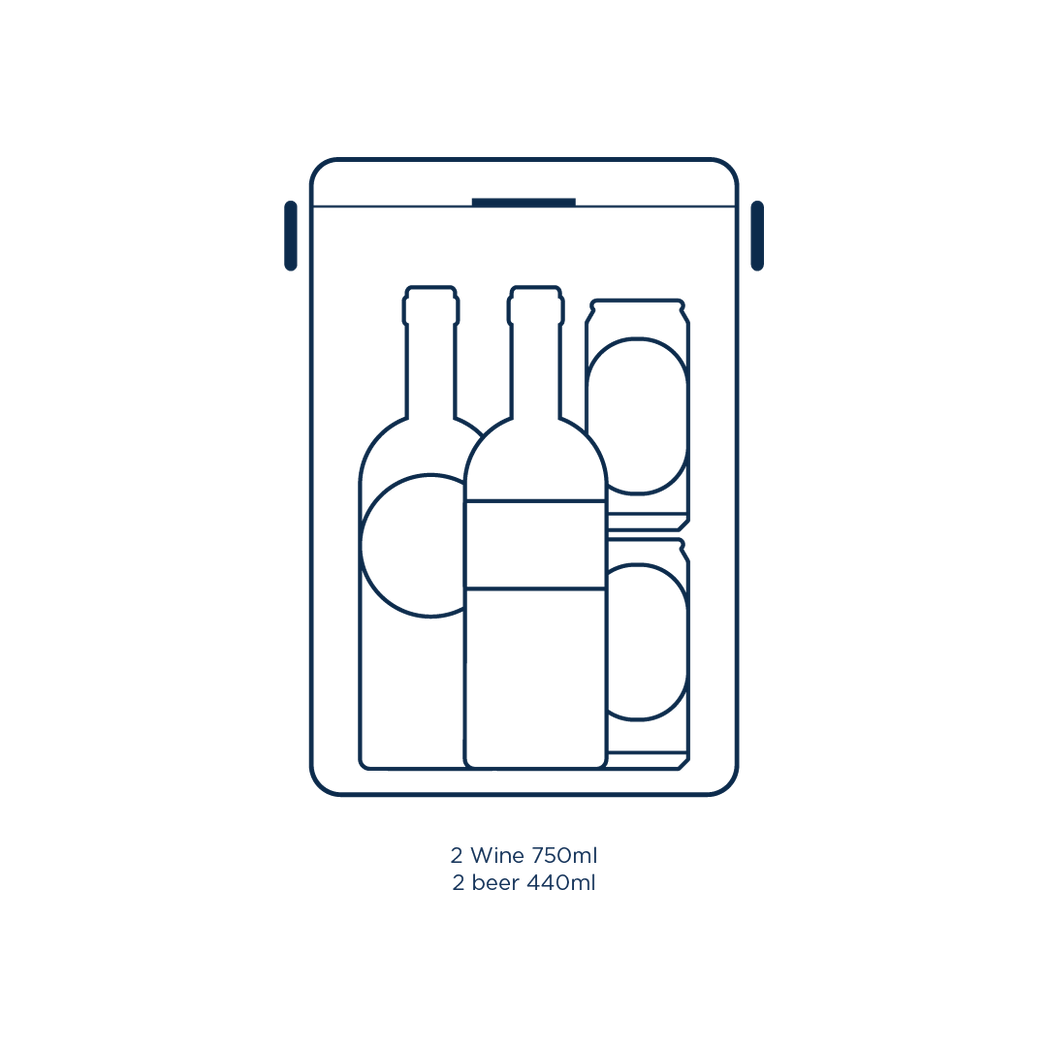 Drinks Box / Safari White The Fieldbar Co.