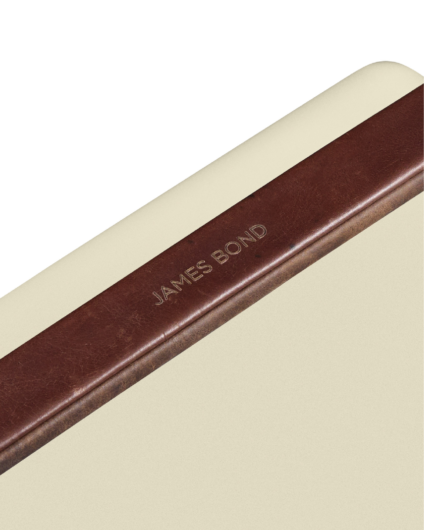 Close-up of a James Bond branded fieldbar cooler box on a beige background