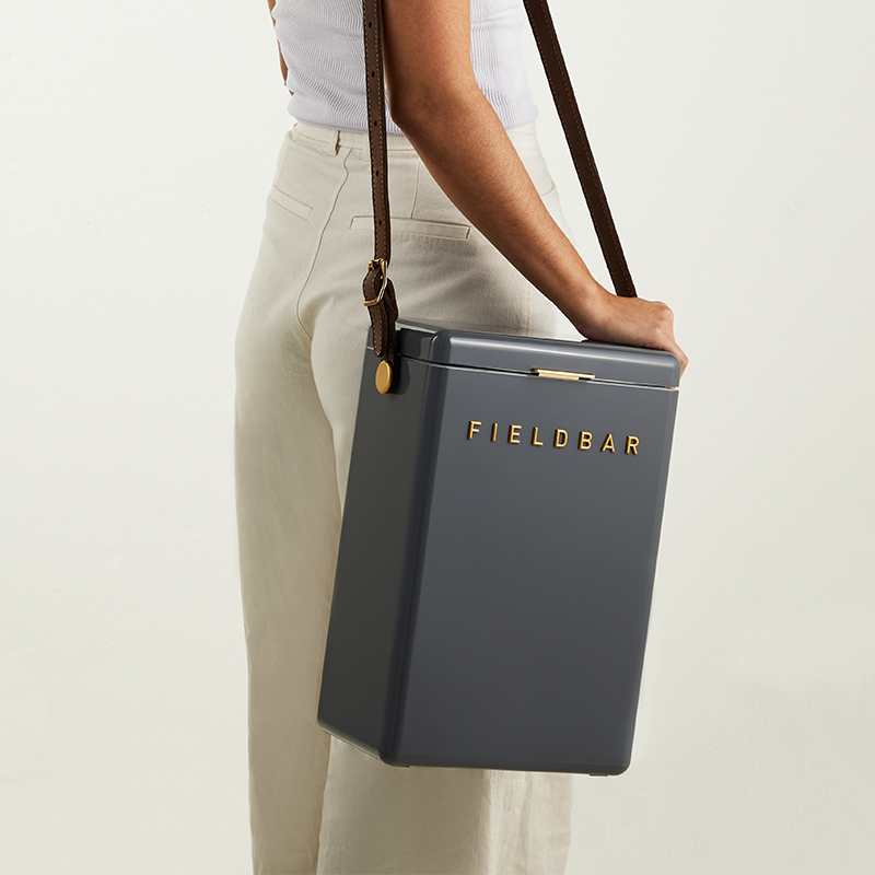 leather Fieldbar Drinks Box sling 